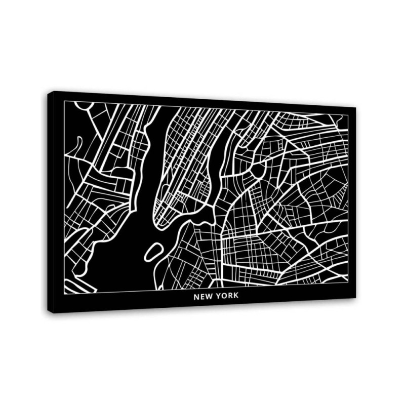 New York City plan - Pictures on Canvas for the office | FEEBY