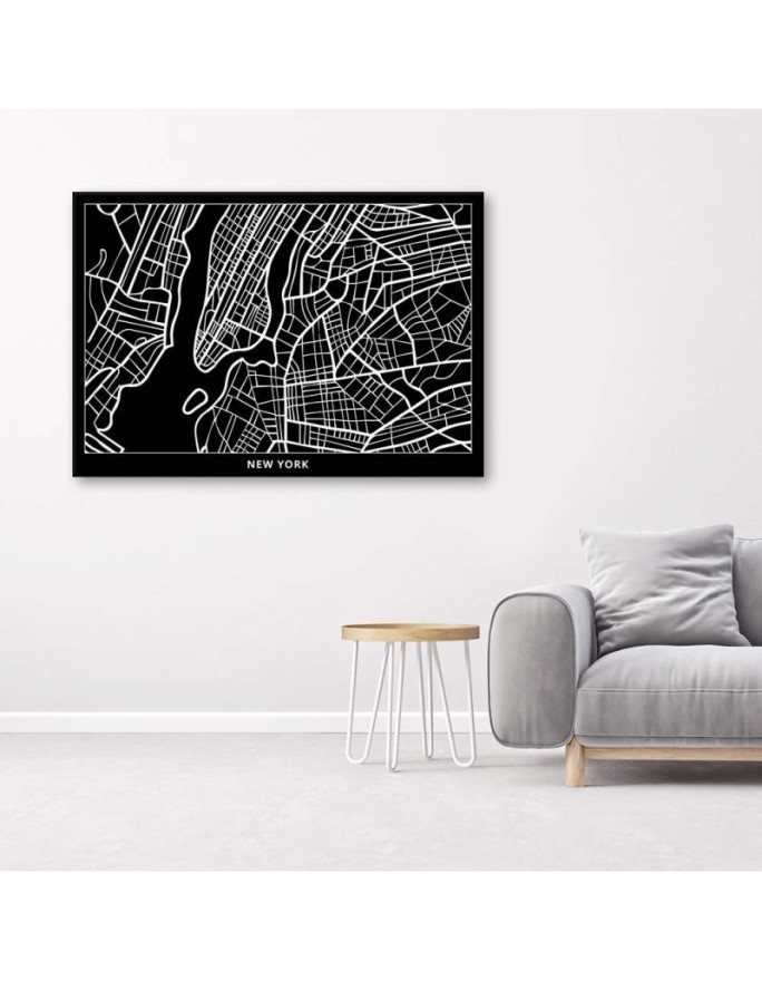 New York City plan - Pictures on Canvas for the office | FEEBY