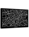 Canvas office paintings - London city plan | FEEBY