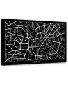 Canvas office paintings - Berlin city plan | FEEBY