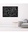 Canvas office paintings - Berlin city plan | FEEBY