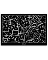 Canvas office paintings - Berlin city plan | FEEBY