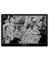 Office Art Canvas paintings - Athens city plan | FEEBY