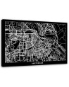 Canvas office paintings - Amsterdam city plan | FEEBY