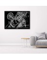 Canvas office paintings - Dubai city plan | FEEBY