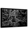 Canvas prints Murals for the office on canvas - Stockholm city plan | FEEBY