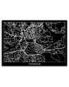 Canvas prints Murals for the office on canvas - Stockholm city plan | FEEBY