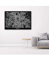 Canvas office paintings - Brussels city plan | FEEBY