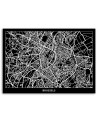 Canvas office paintings - Brussels city plan | FEEBY