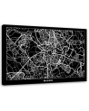 Canvas office paintings - Madrid city plan | FEEBY