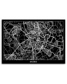 Canvas office paintings - Madrid city plan | FEEBY