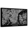 Canvas office paintings - Philadelphia city plan | FEEBY