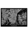 Canvas office paintings - Philadelphia city plan | FEEBY