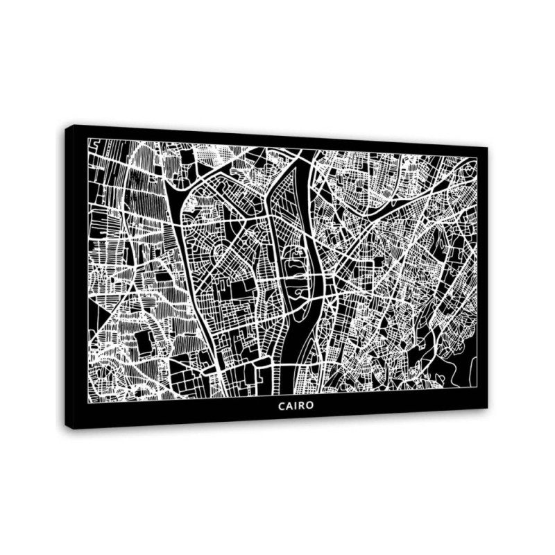 Cairo city plan - Pictures on Canvas for the office | FEEBY