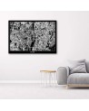 Cairo city plan - Pictures on Canvas for the office | FEEBY