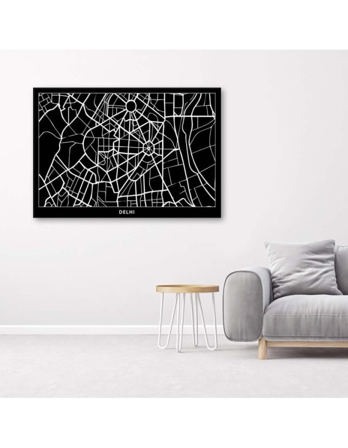 Delhi city plan - Pictures for the office | FEEBY