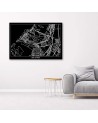 Abu Dhabi city plan - Canvas prints for the office | FEEBY