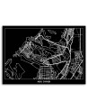 Abu Dhabi city plan - Canvas prints for the office | FEEBY