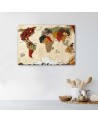 Canvas prints for the kitchen - Map of the world from spices | FEEBY