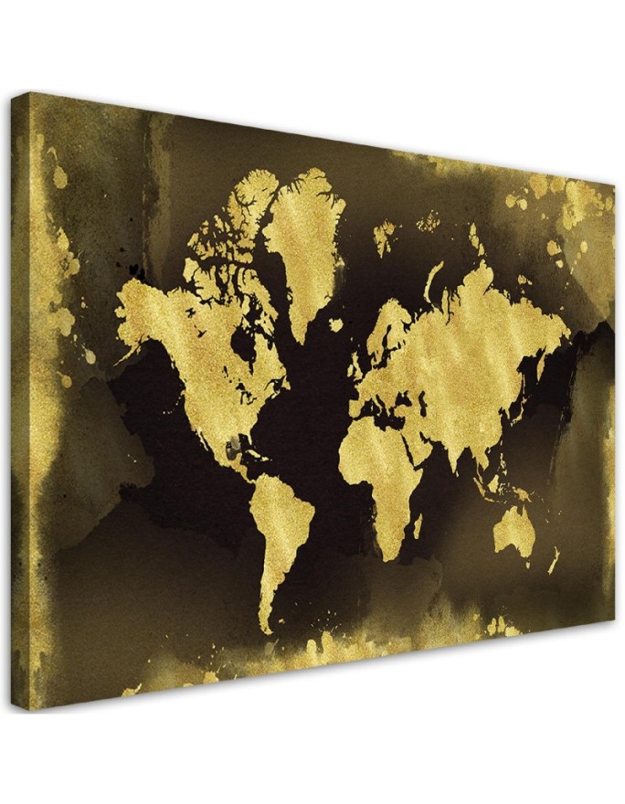 Canvas print Golden world...