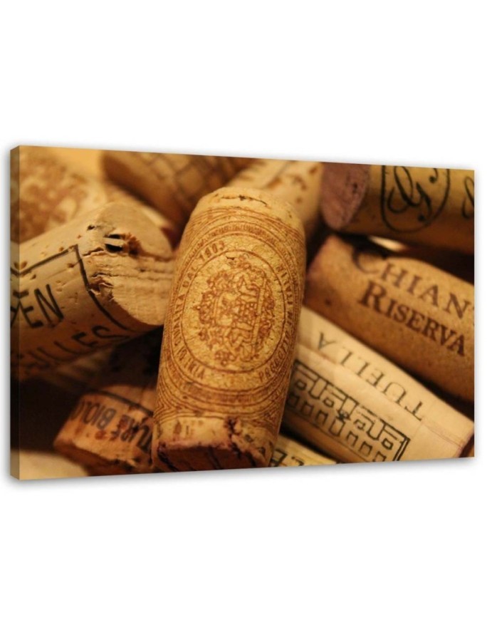 Canvas prints for the kitchen - Wine corks | FEEBY