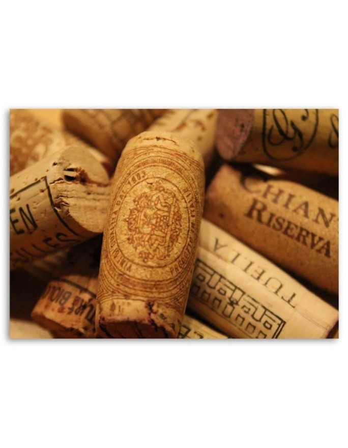 Canvas prints for the kitchen - Wine corks | FEEBY