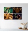 Canvas prints for the kitchen - Wine and grapes | FEEBY