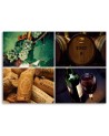 Canvas prints for the kitchen - Wine and grapes | FEEBY