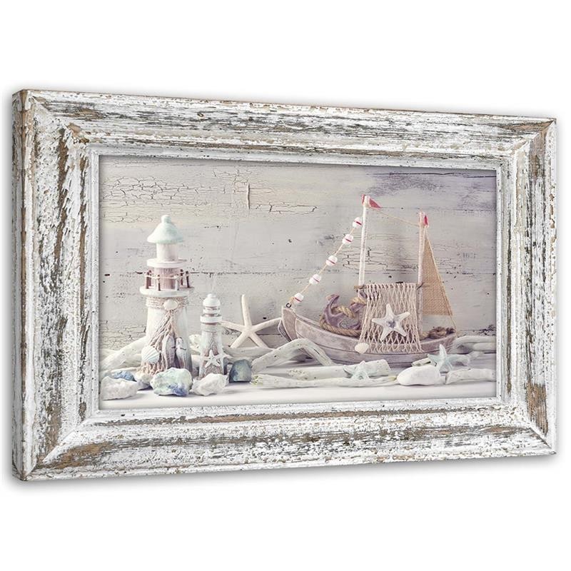 Canvas prints for the living room - Still life shabby chic | FEEBY
