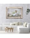 Canvas prints for the living room - Still life shabby chic | FEEBY