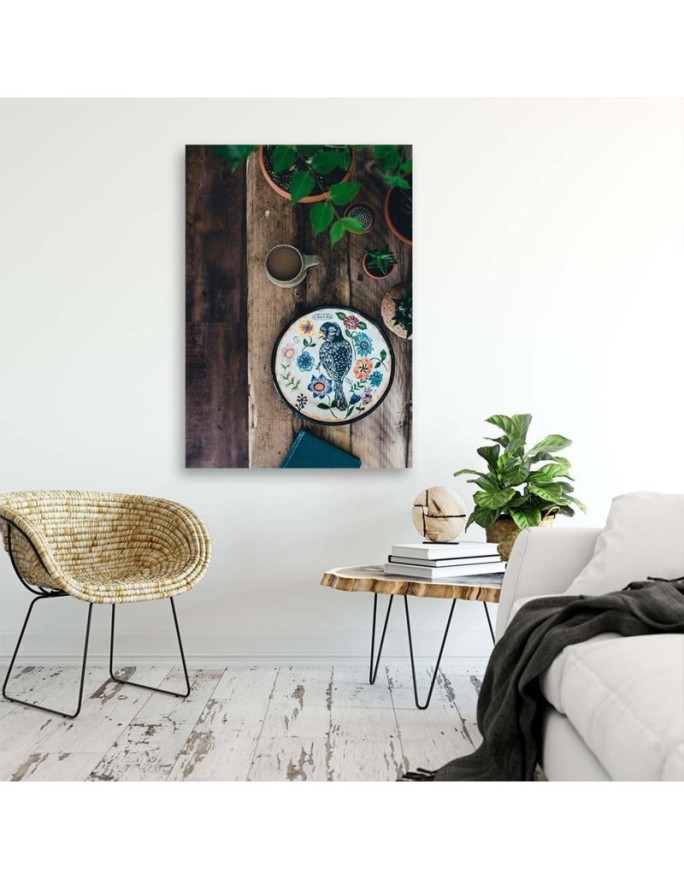 Canvas prints for the living room - Coffee plants plate | FEEBY