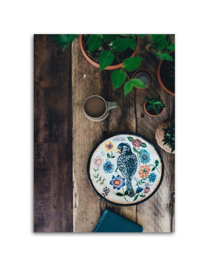 Canvas prints for the living room - Coffee plants plate | FEEBY