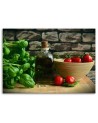 Canvas prints for the kitchen - Fresh basil | FEEBY