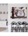 Still life Canvas paintings - Clay jug hand-painted | FEEBY