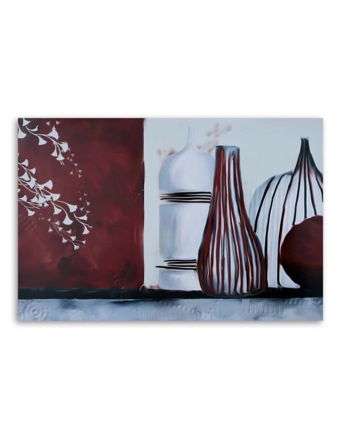 Still life Canvas paintings - Vases still life composition | FEEBY