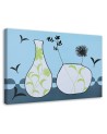 Flowers in a vase abstract - Still Life Paintings | FEEBY