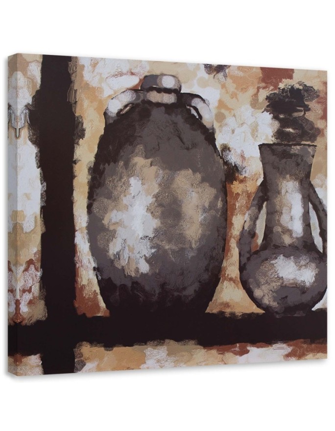 Canvas print Two jugs on a...
