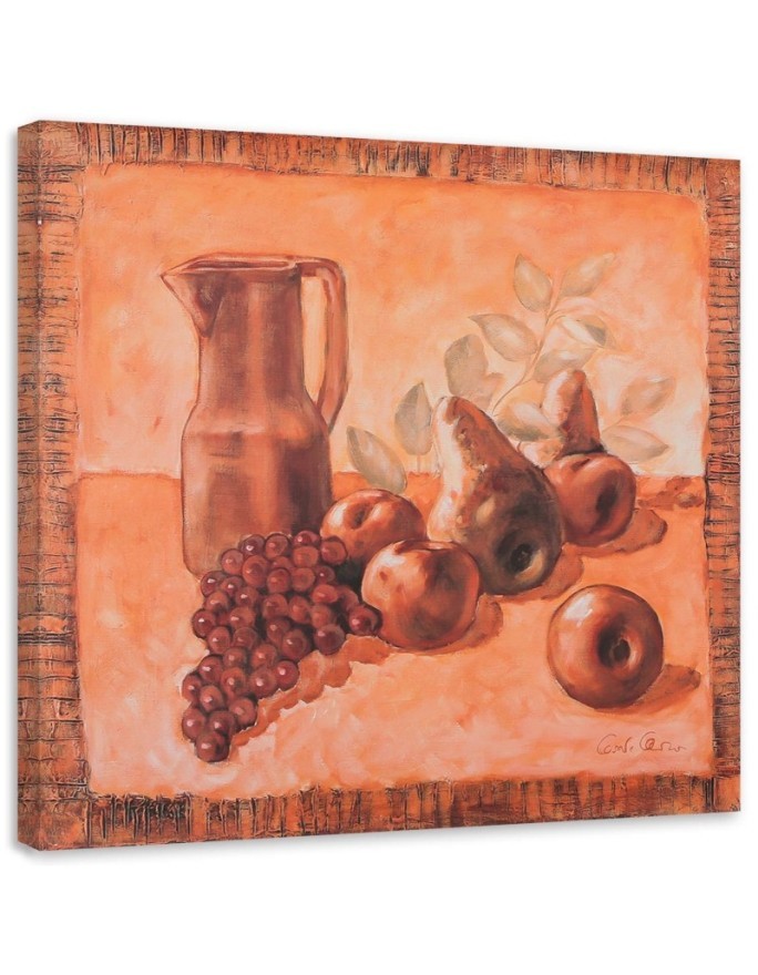 Abstract canvas painting - Fruit still life | FEEBY