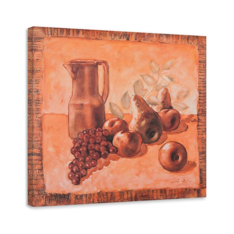 Abstract canvas painting - Fruit still life | FEEBY