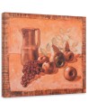 Abstract canvas painting - Fruit still life | FEEBY