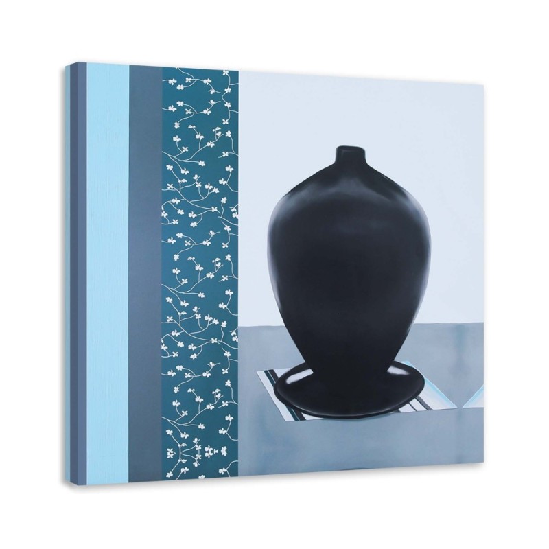 Abstract canvas painting - Black jug | FEEBY