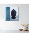 Abstract canvas painting - Black jug | FEEBY