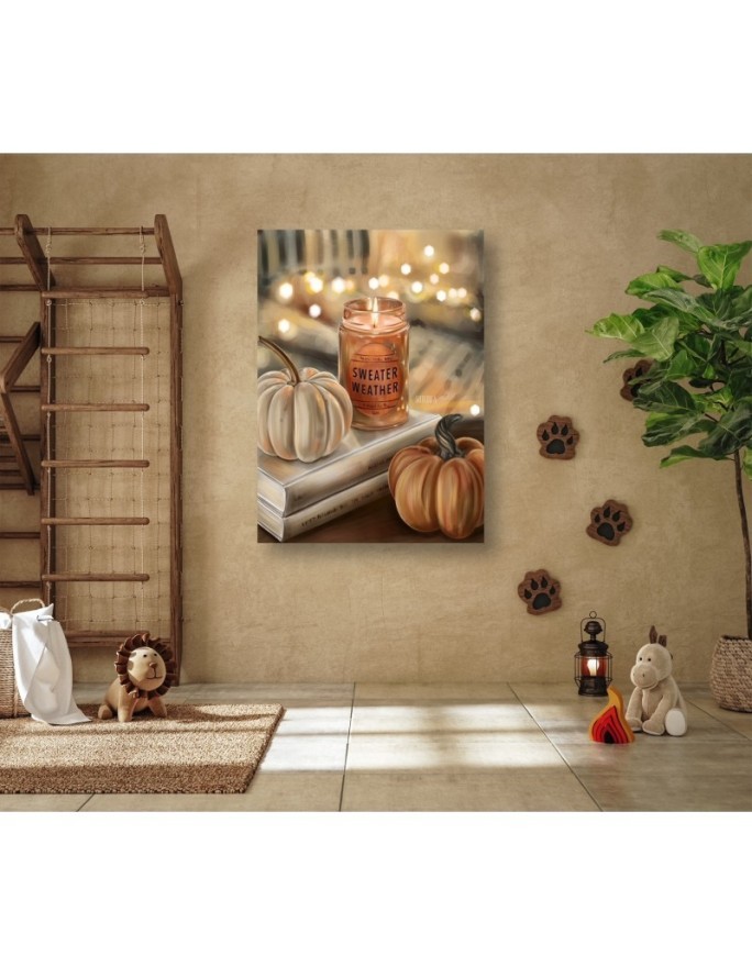 Paintings Canvas for the living room - Autumn vibe Svetrinka.art | FEEBY