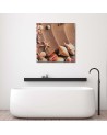 Marine Canvas paintings - Shells on dry sand. Dress your walls! | FEEBY