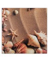 Marine Canvas paintings - Shells on dry sand. Dress your walls! | FEEBY