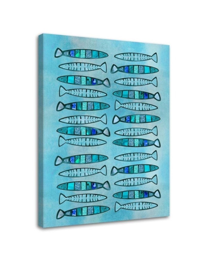 Marine Canvas paintings - Glamour fish Andrea Haase | FEEBY