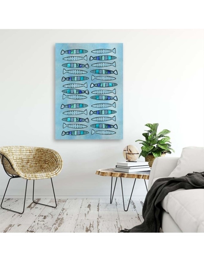 Marine Canvas paintings - Glamour fish Andrea Haase | FEEBY