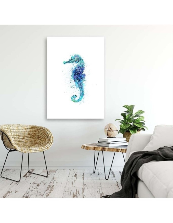 Marine paintings - Watercolour seahorse Andrea Haase | FEEBY