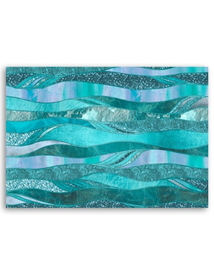 Blue patterns - Marine canvas paintings | FEEBY
