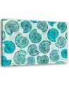 Blue snail shells - Nautical Canvas art | FEEBY